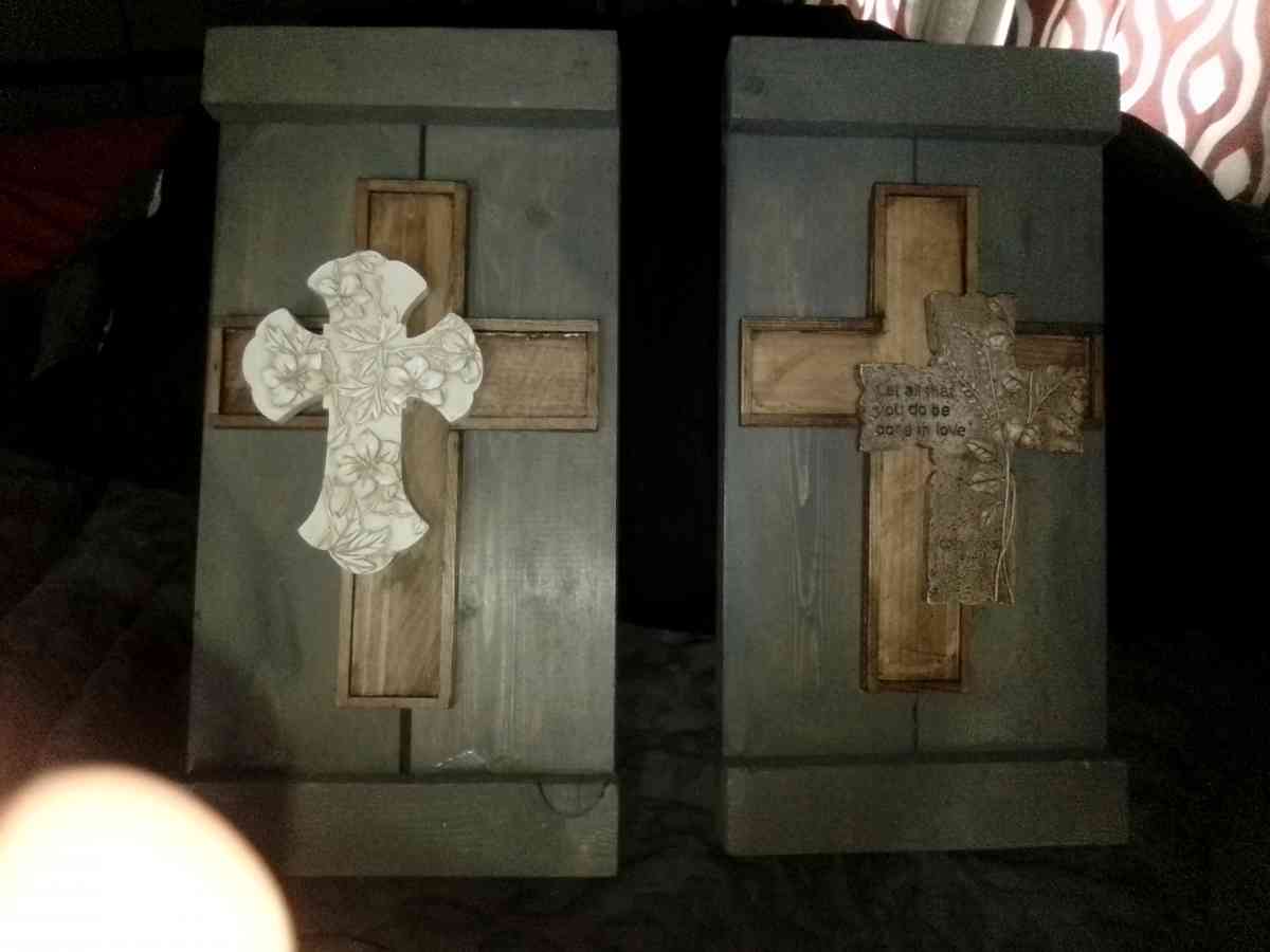 hand made wooden decor