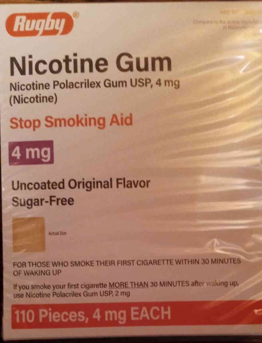 4 mg Nicorette Gum