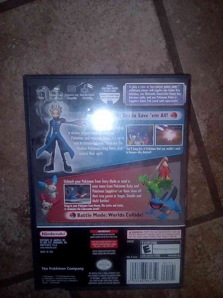 Pokemon colosseum Nintendo gamecube