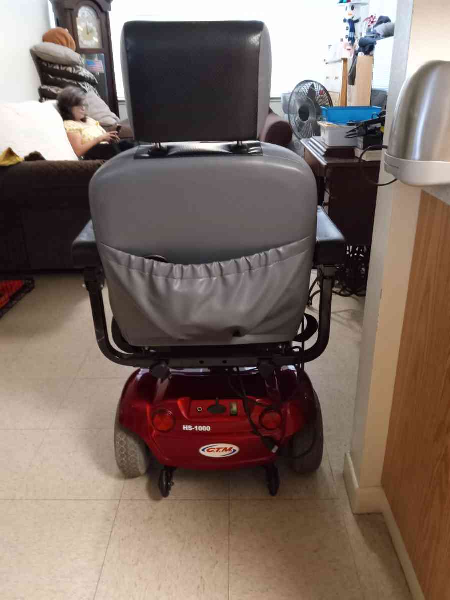 electric weel chair few days of use