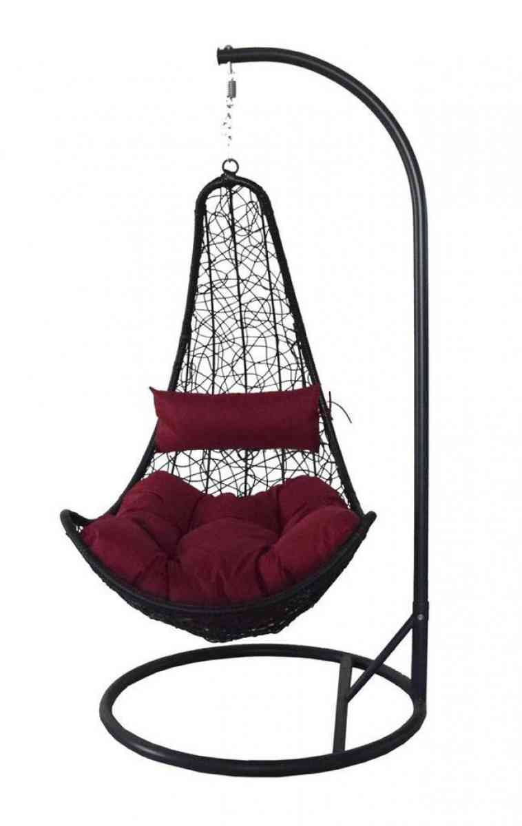 Egg chair for patio sectional with blue cushions  we have de