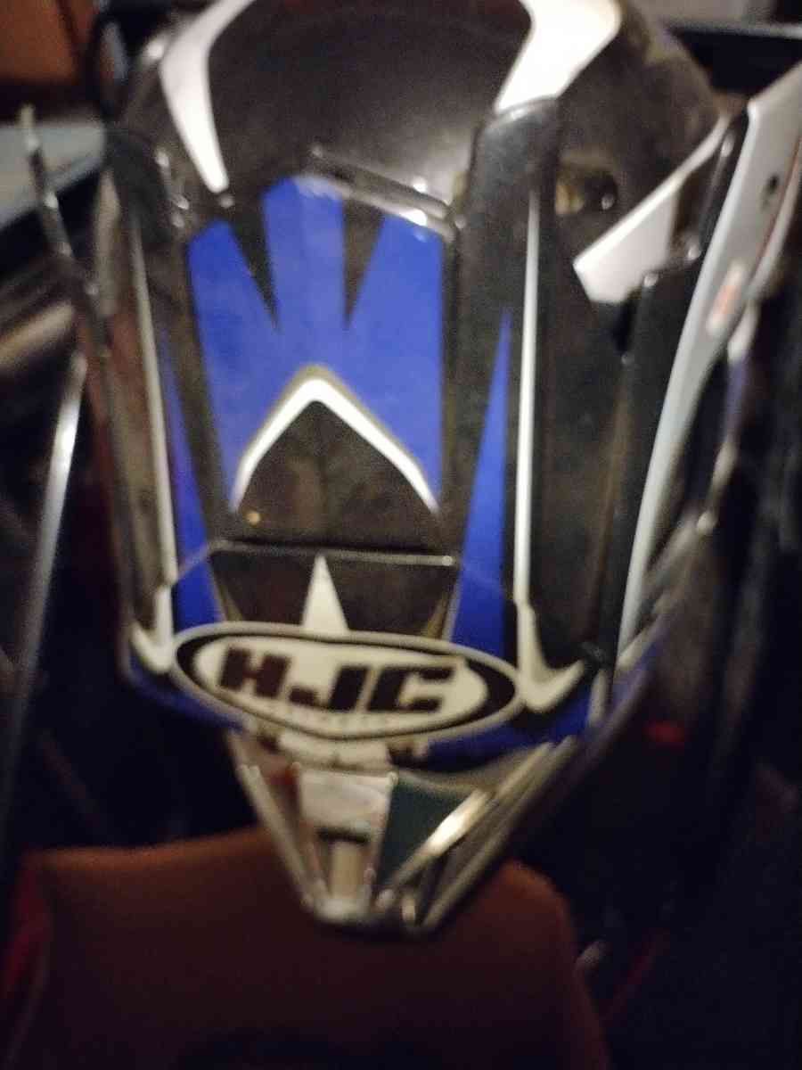 motorcycle or dirt bike helmet