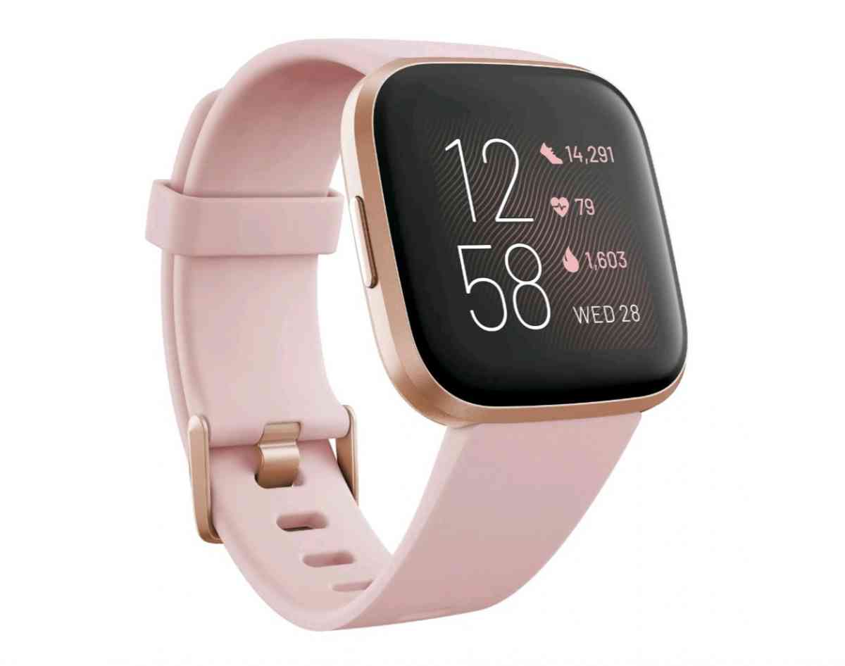 Fitbit Versa 2 Activity Tracker  PetalCopper Rose new Open B