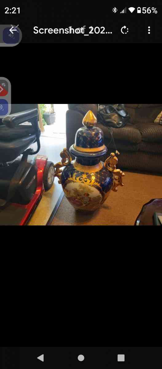 Thursday big old vase