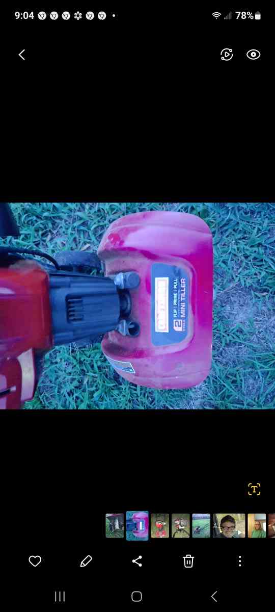 craftman 2 cycle mini tiller