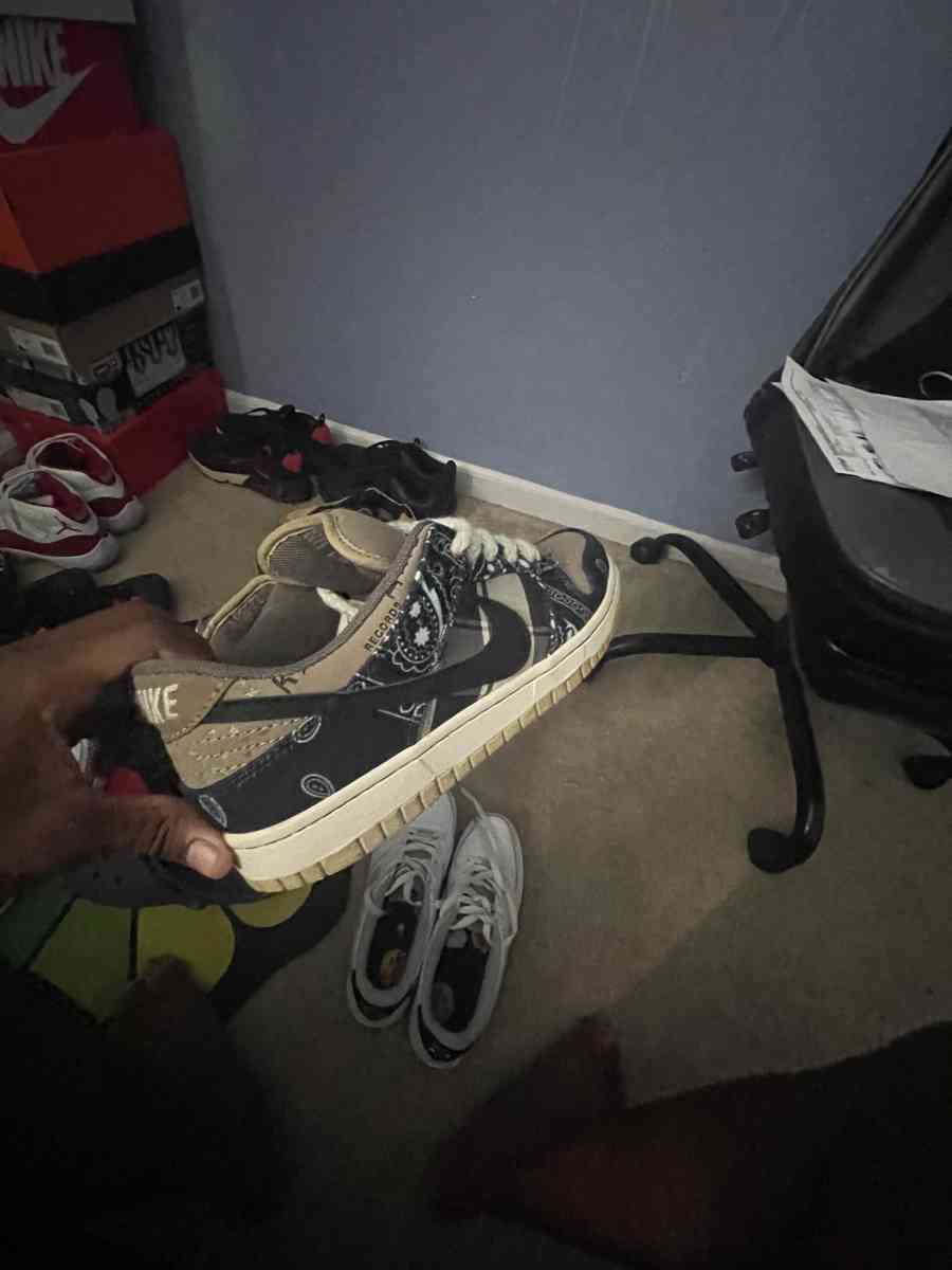 Travis scoot sb dunk size 7