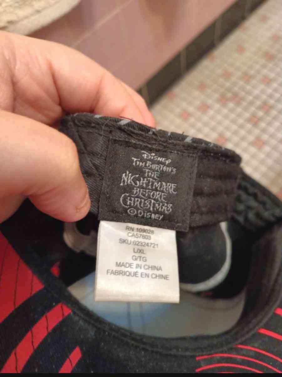 Nightmare Before Christmas Fitted Hat