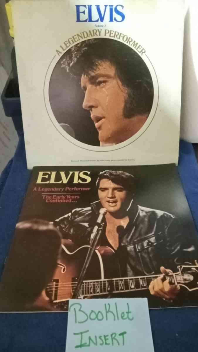 Elvis volume two A legendary performer vinyl record