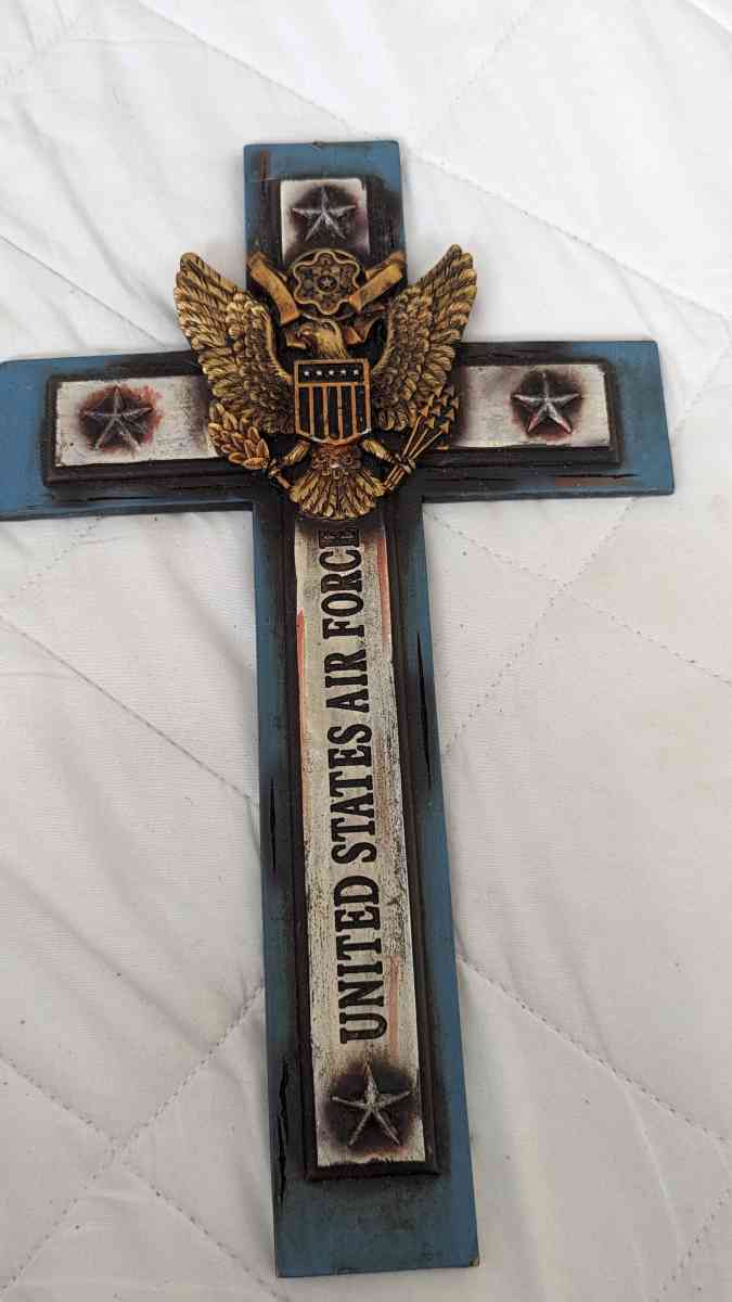 blue United States air force cross