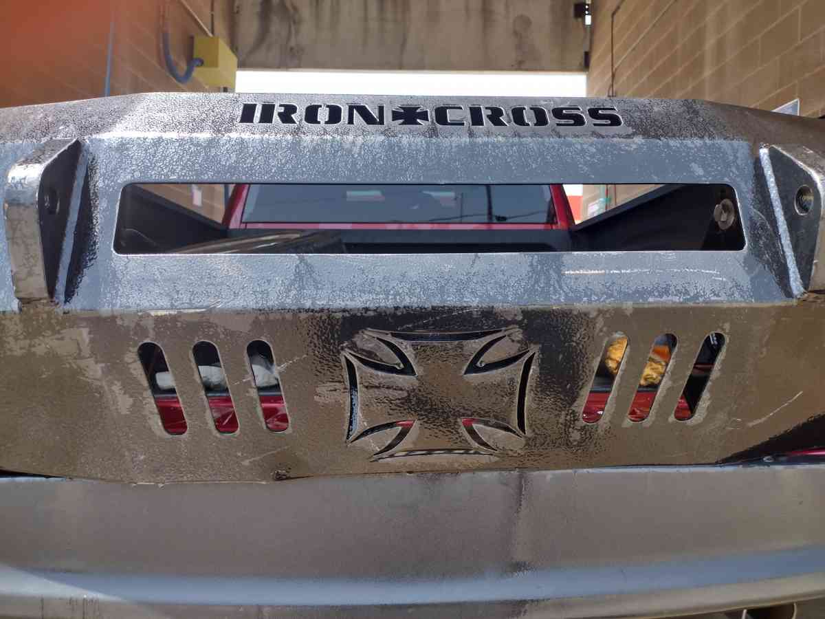 iron cross body armor steel bumper