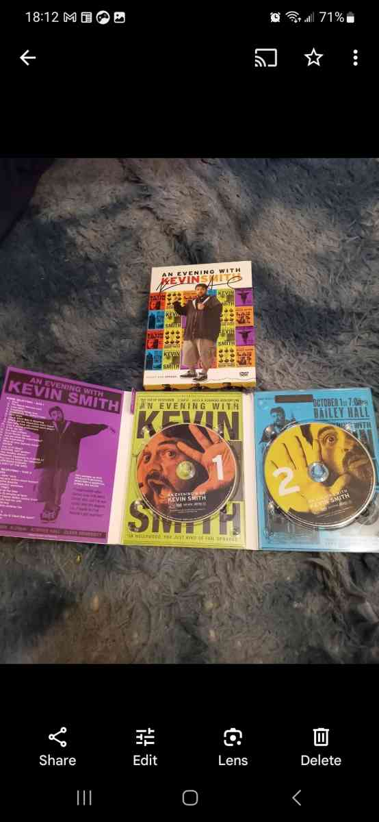 Signed Kevin Smith 2 disc DVD