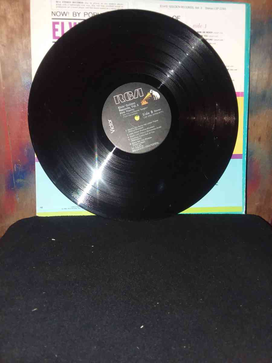 Elvis gold records volume three Vinyl record