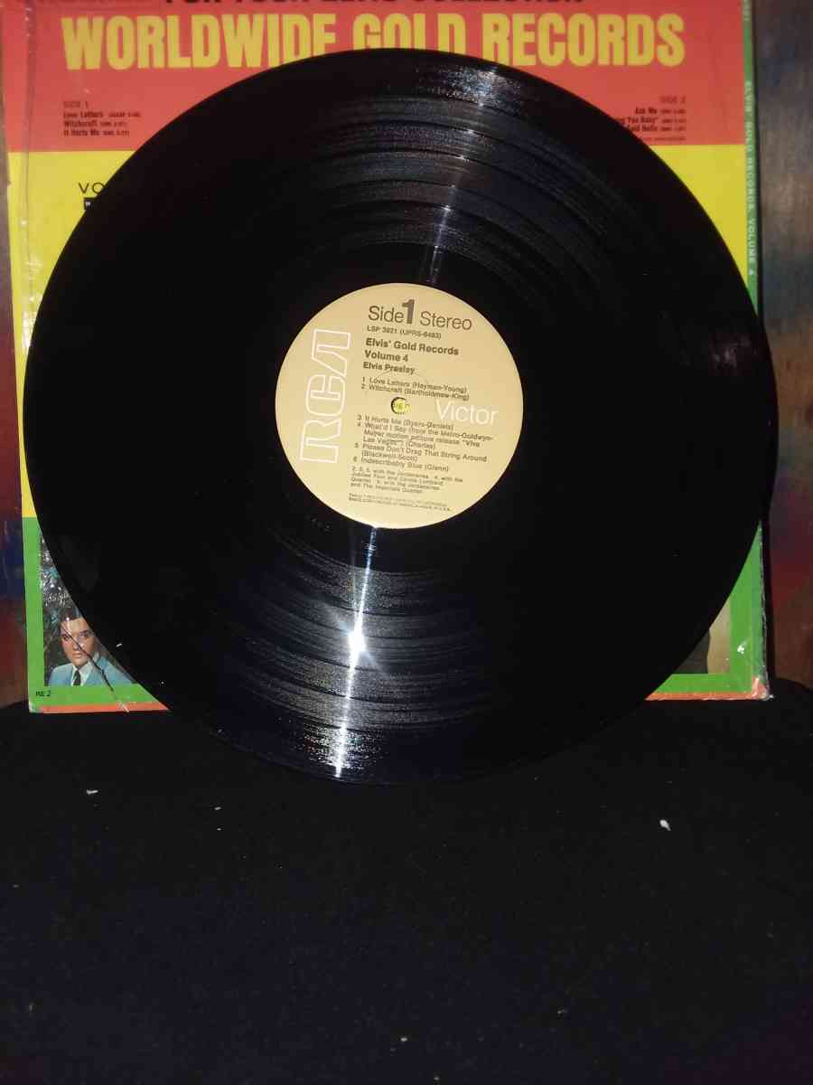 Elvis gold records Volume four vinyl record