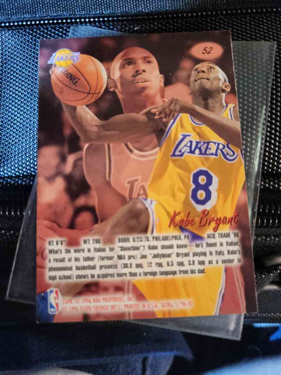 kobe bryant rookie card