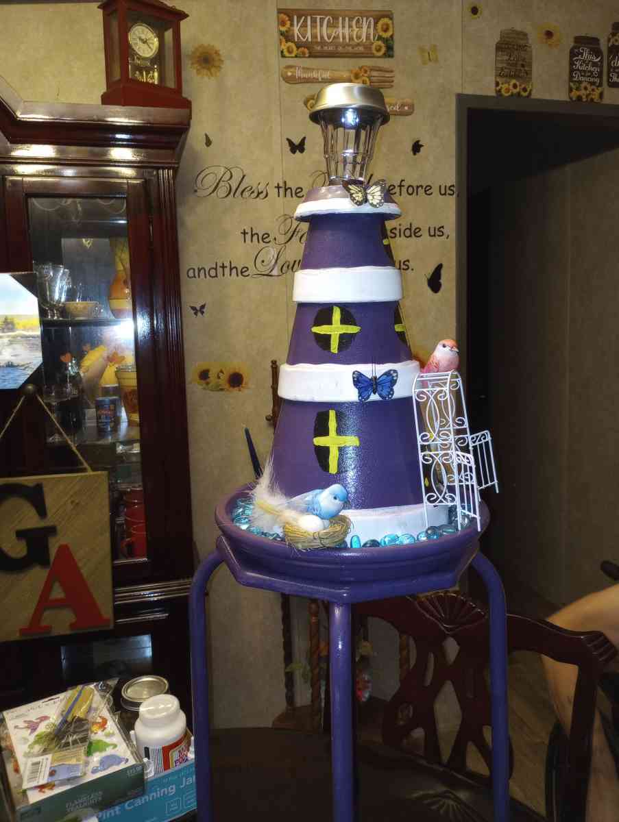 homemade lighthouse