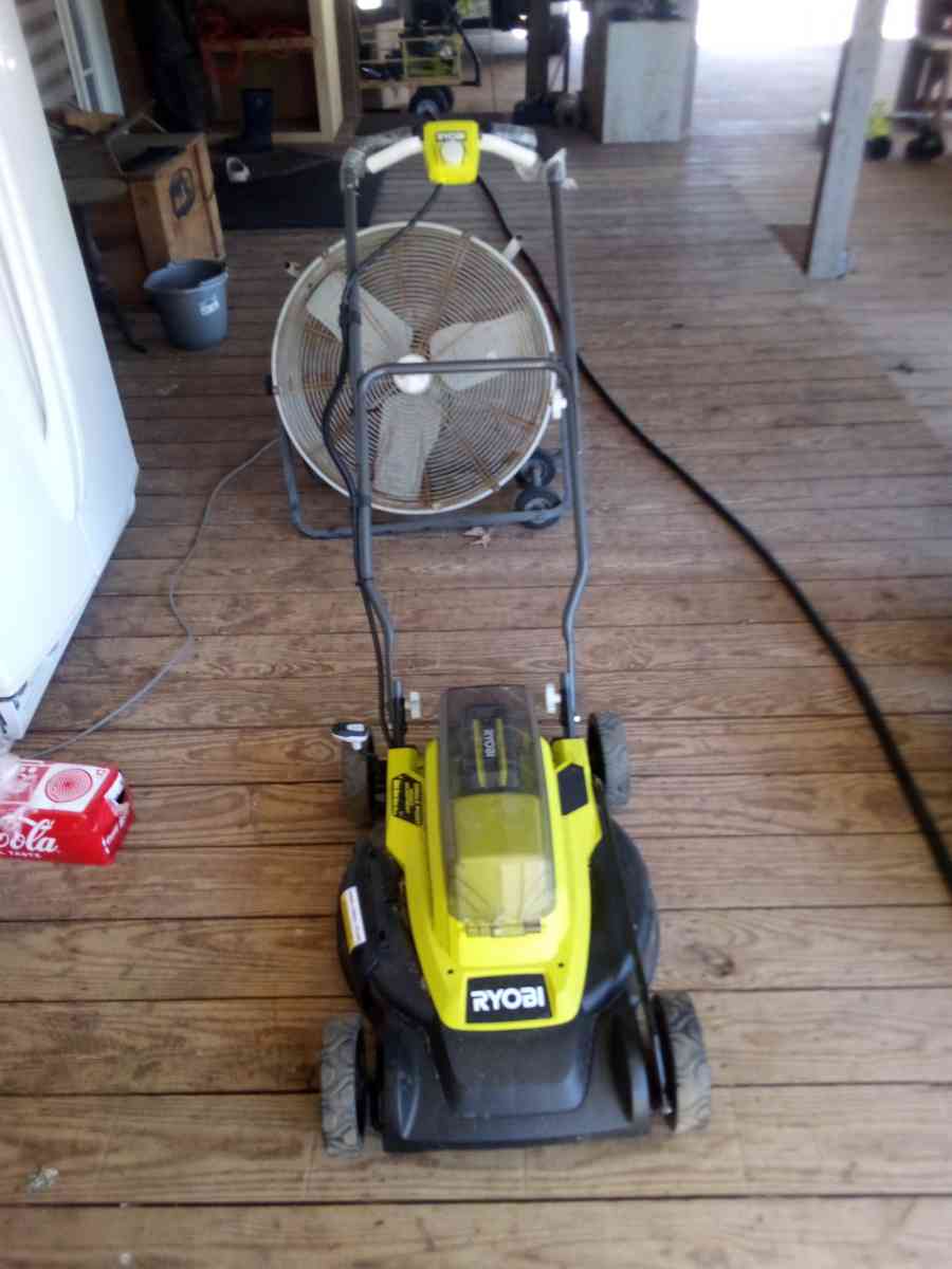 Ryobi push mower  40v