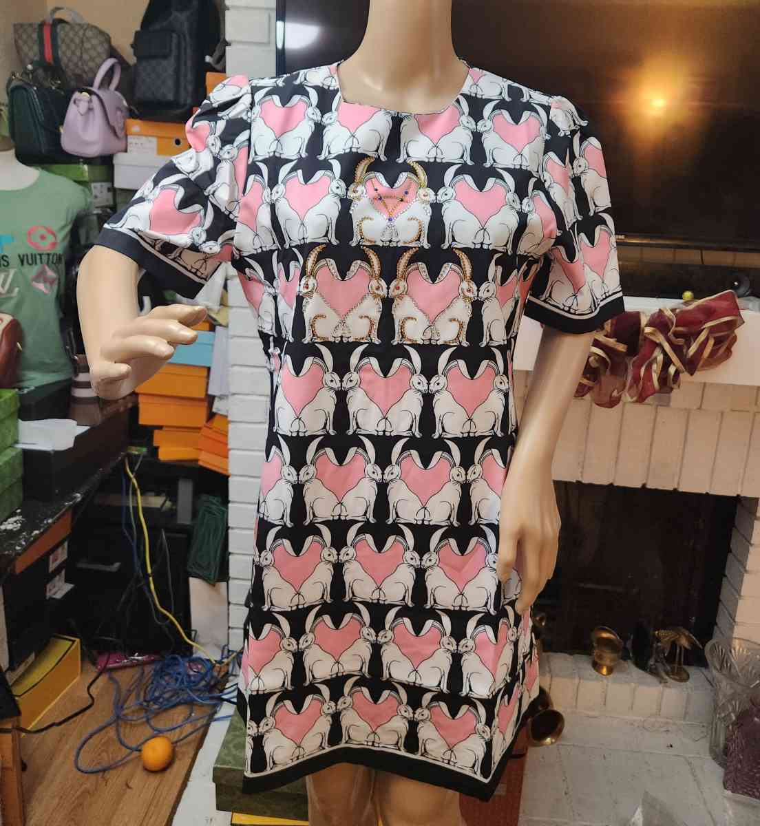 Burberry bunny heart dress