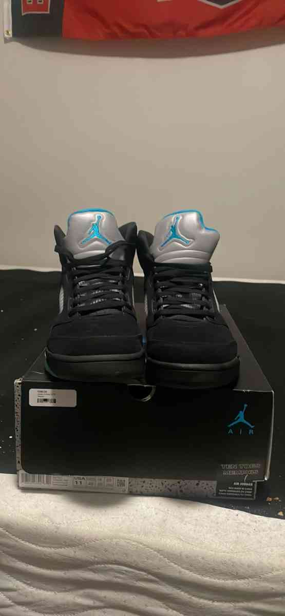air Jordan retro 5 aqua size 11
