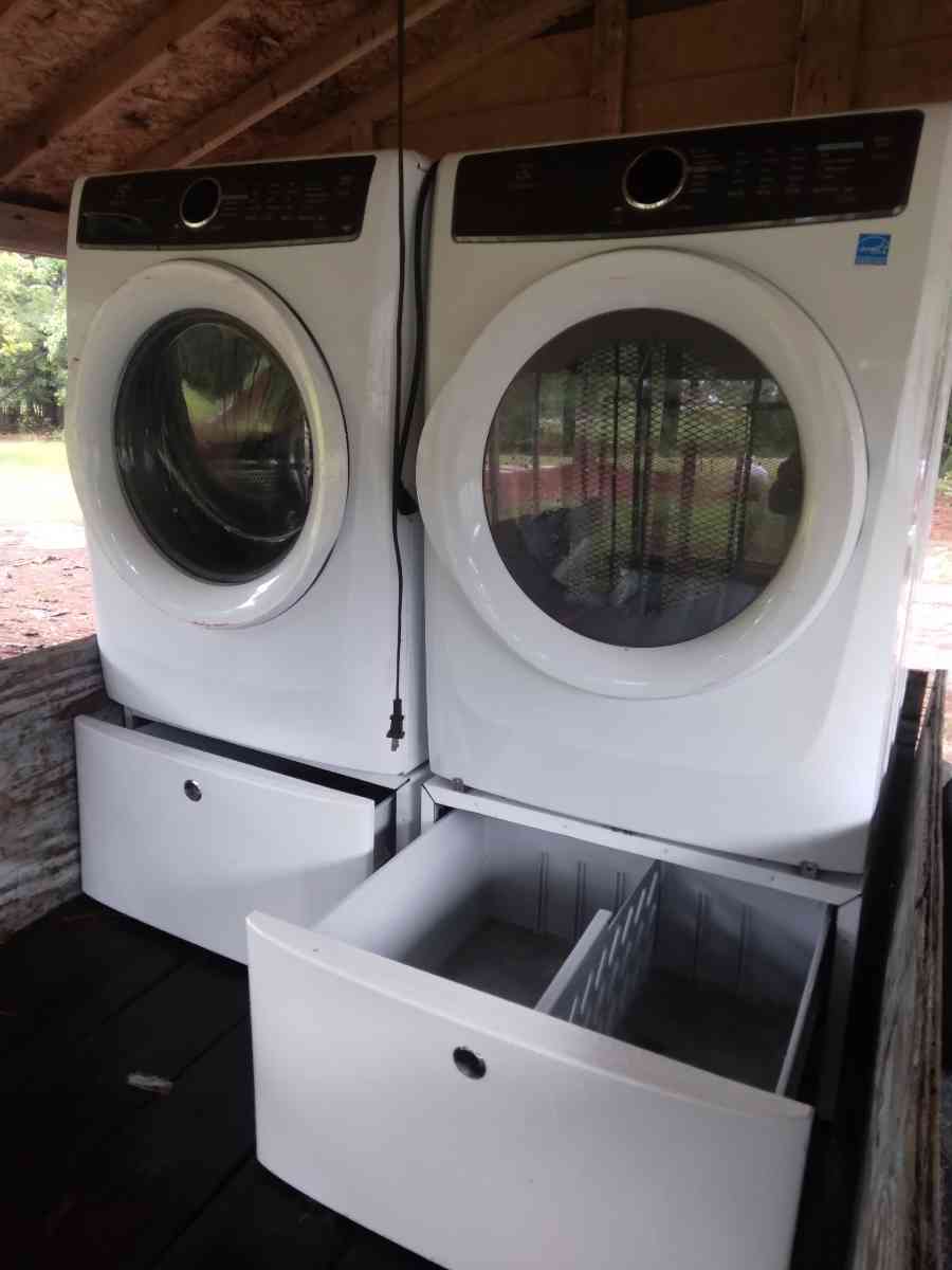 brand new Electrolux washer and dryer