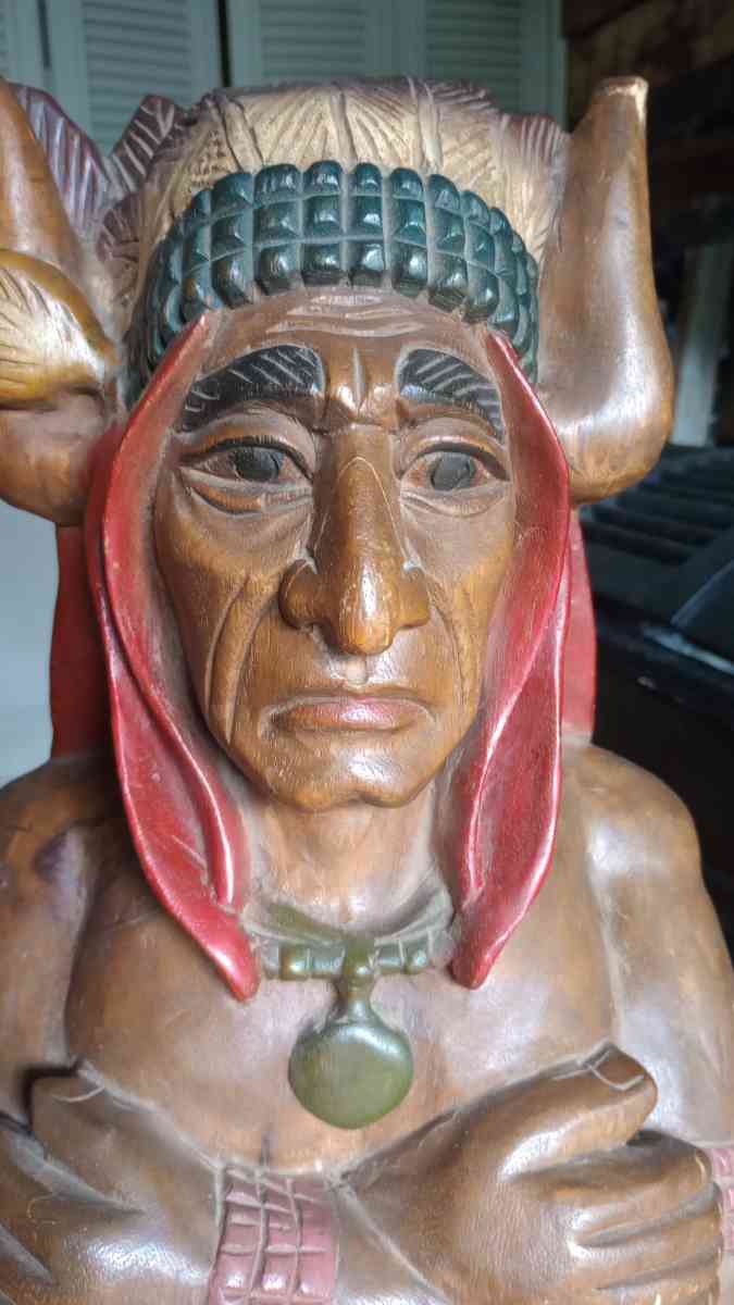 cigar shop wooden Indian