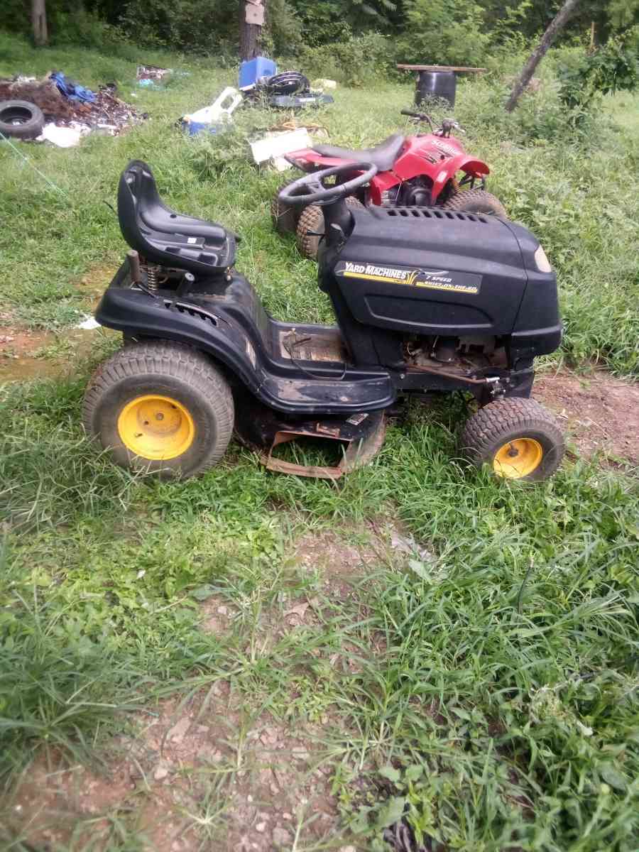 yard machine 7 speed riding lawn mower