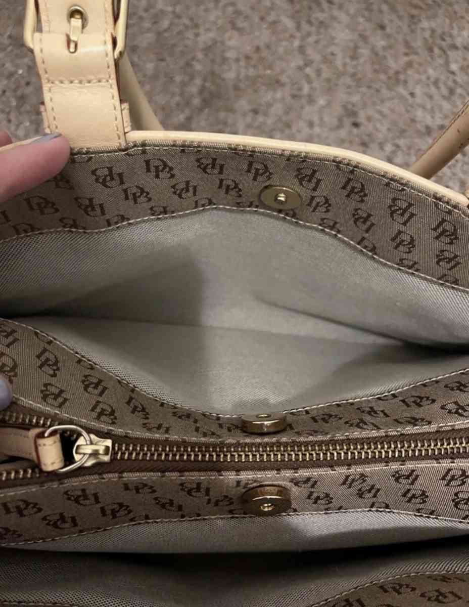 Dooney  Bourke Monogram Buckle Satchel  PreOwned