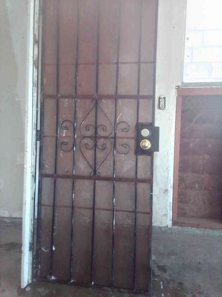 screen metal door