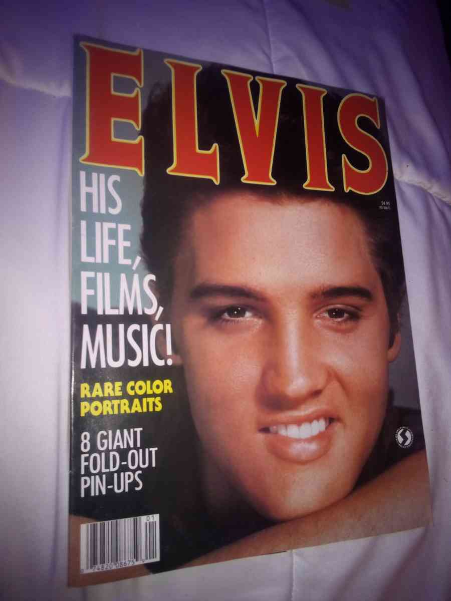 1987 ELVIS PRESLEY MAGAZINE HIS LIFE FILMS AND MUSIC