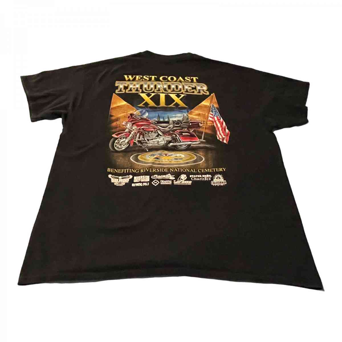 2019 West Coast Thunder Memorial Ride Tee XL