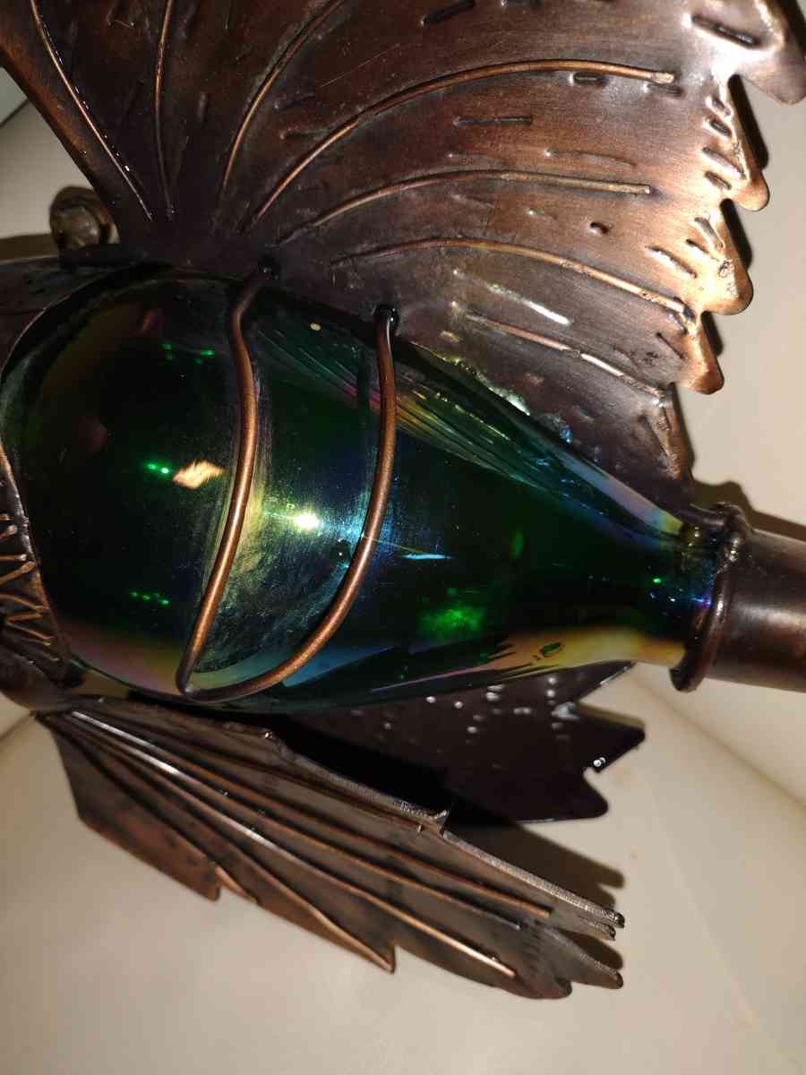 metal sculpture of a Lion fish