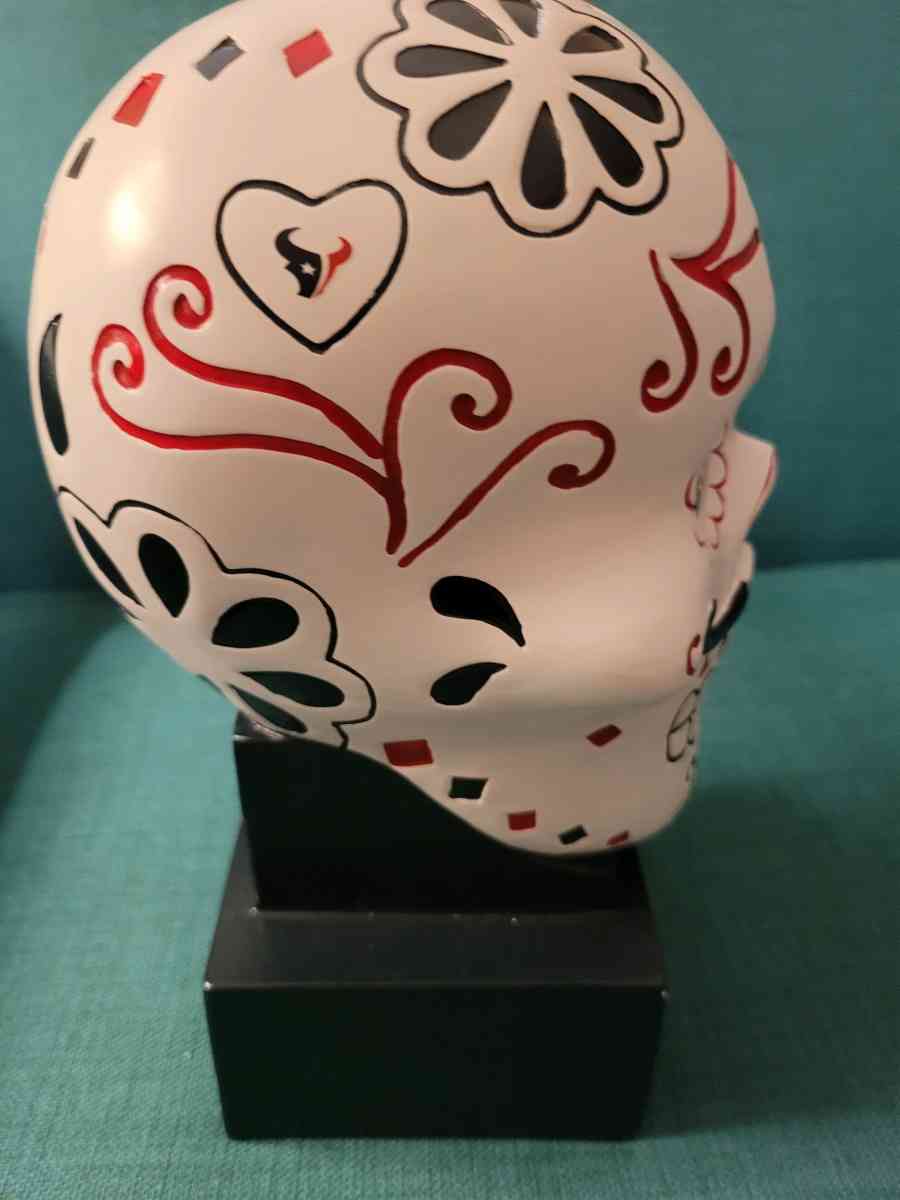 NFL HOUSTON TEXANS SUGAR SKULL STATUE