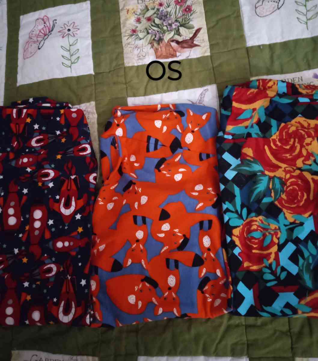 Brand New LuLaRoe OS Leggings 9 each Fit size 2 to 10
