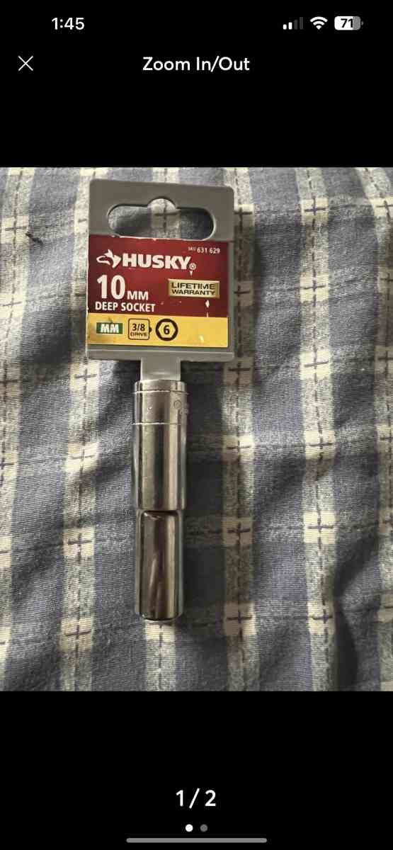 New Husky  three eighths Drive Deep Socket