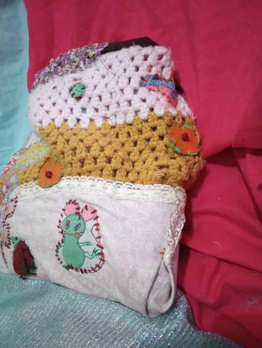 Vintage Style Crocheted Purse