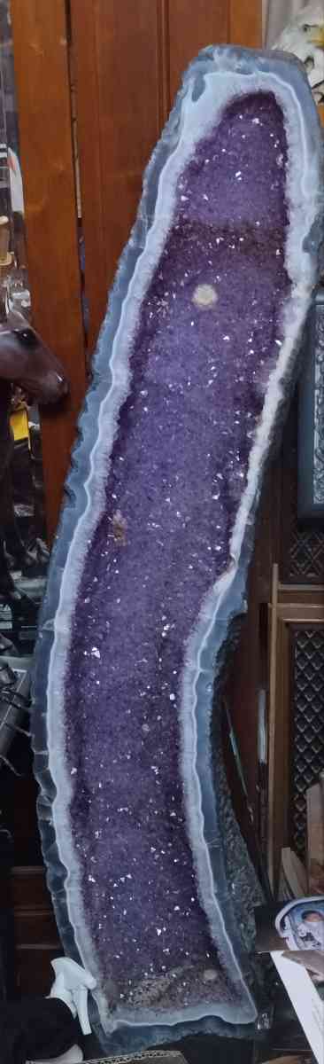purple amethyst geode