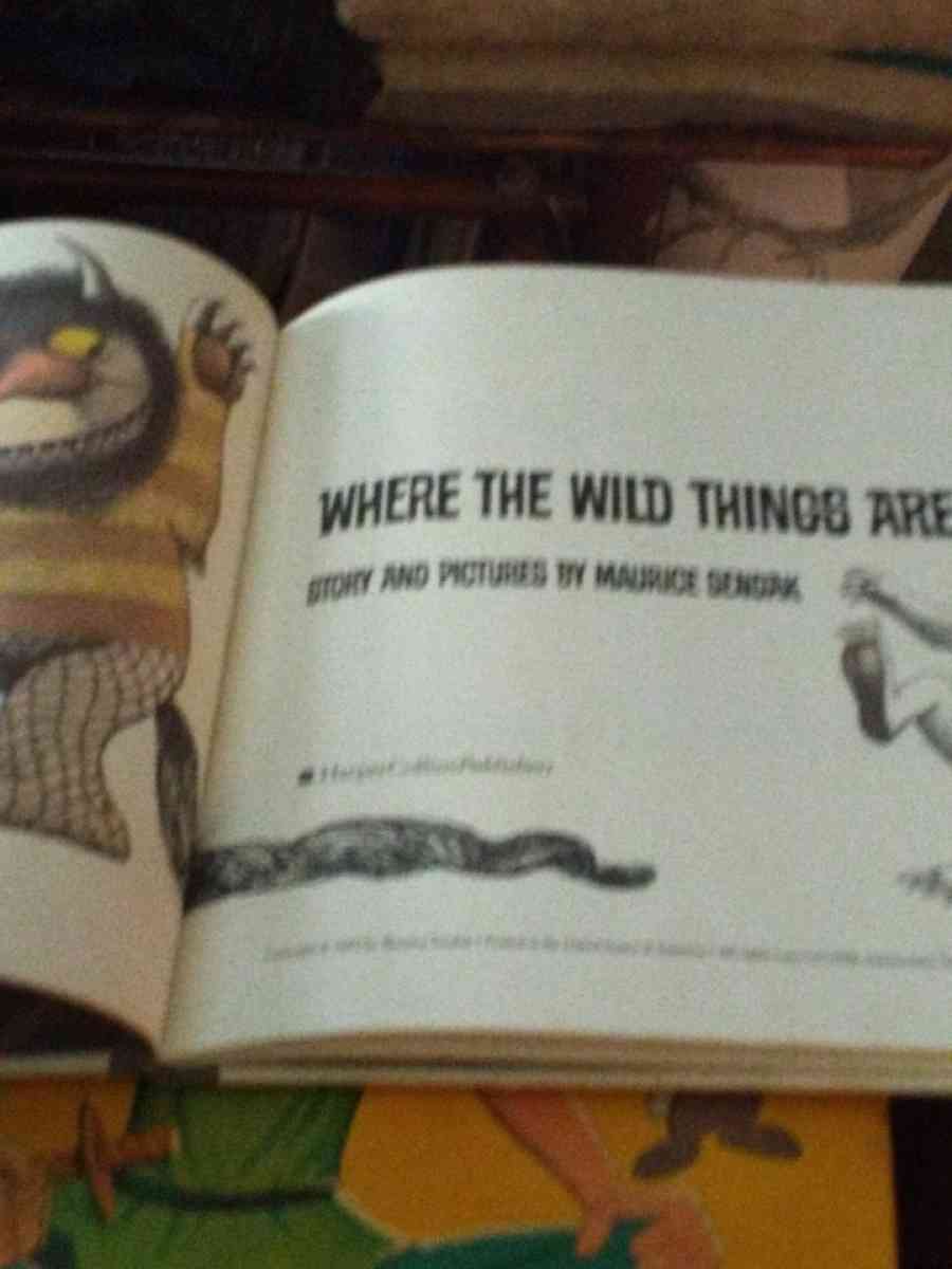 where the wild things are by Maurice sendak 1963