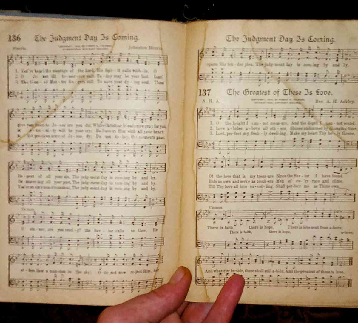 1928 GOSPEL MELODIES song book