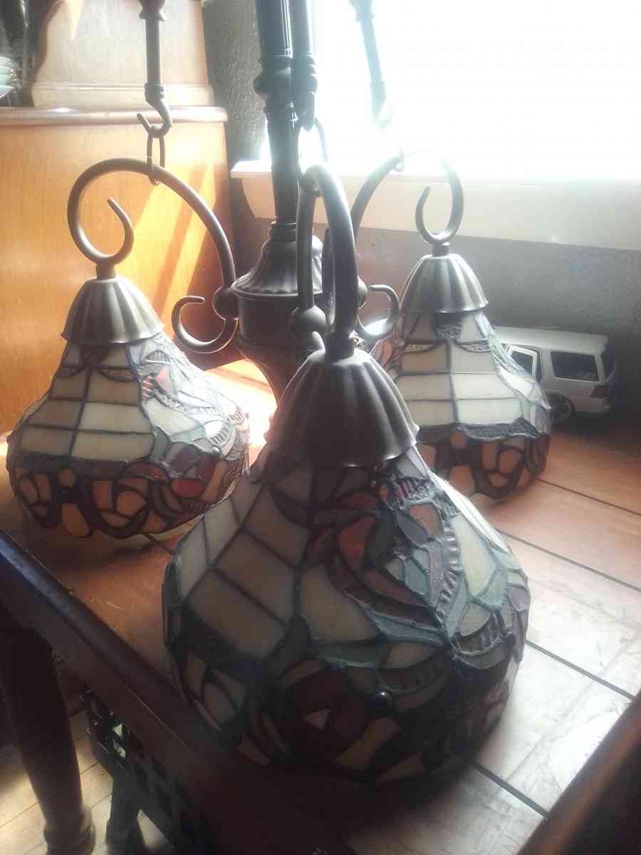 Stain Glass Chandelier