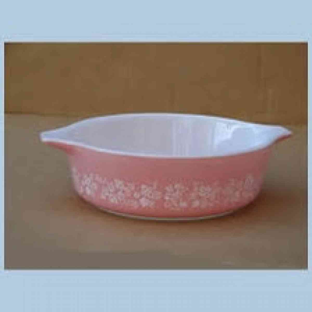 pink pyrex set