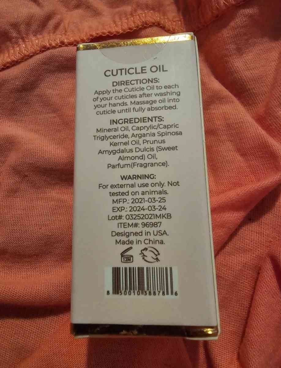 Empowher Beauty  Pomegranate Infused Cuticle Oil