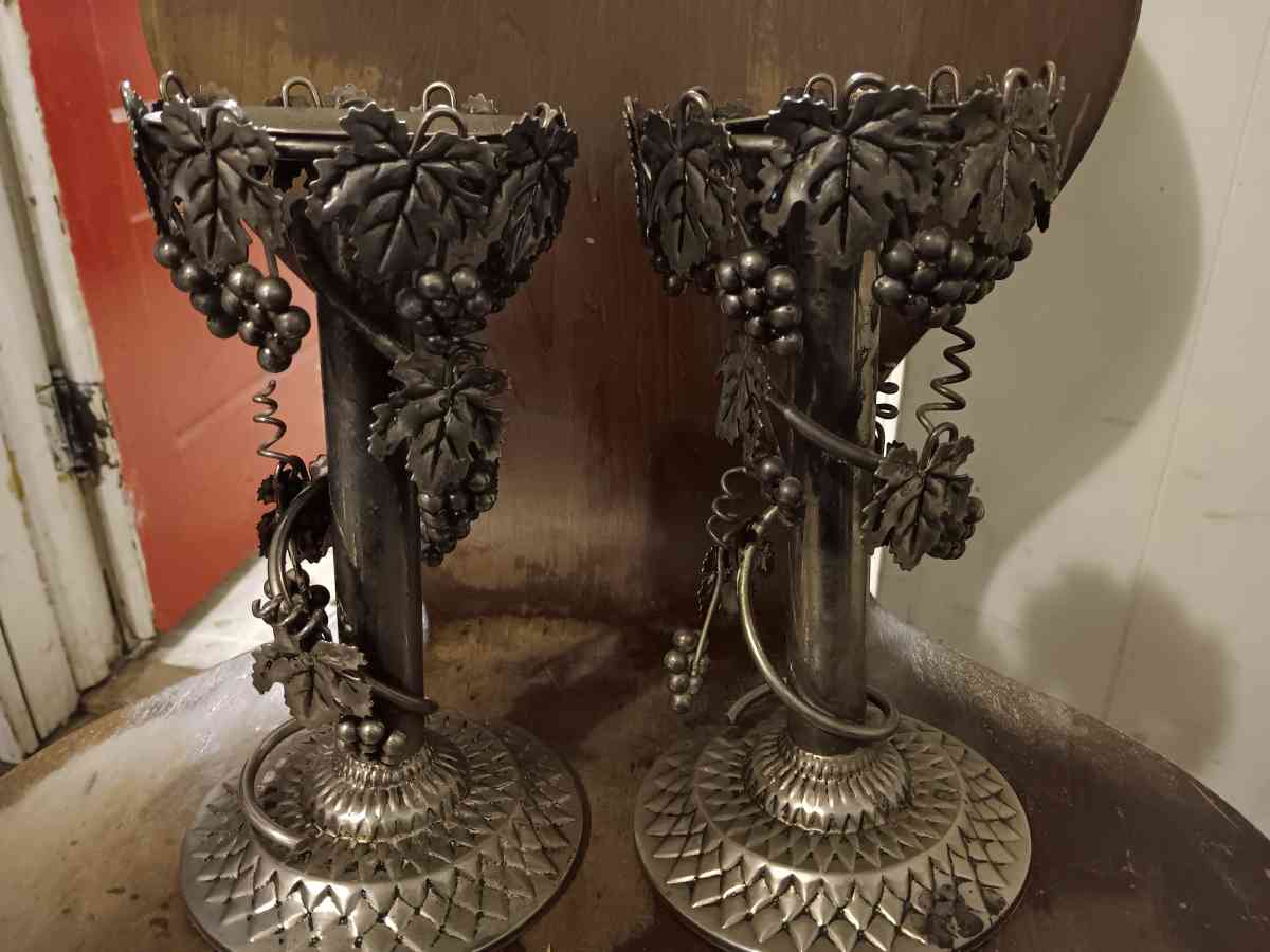 Silver Candle Holders