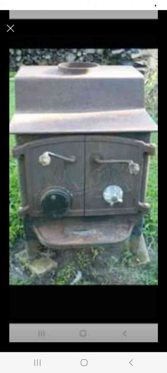 fisher grandma wood burning stove