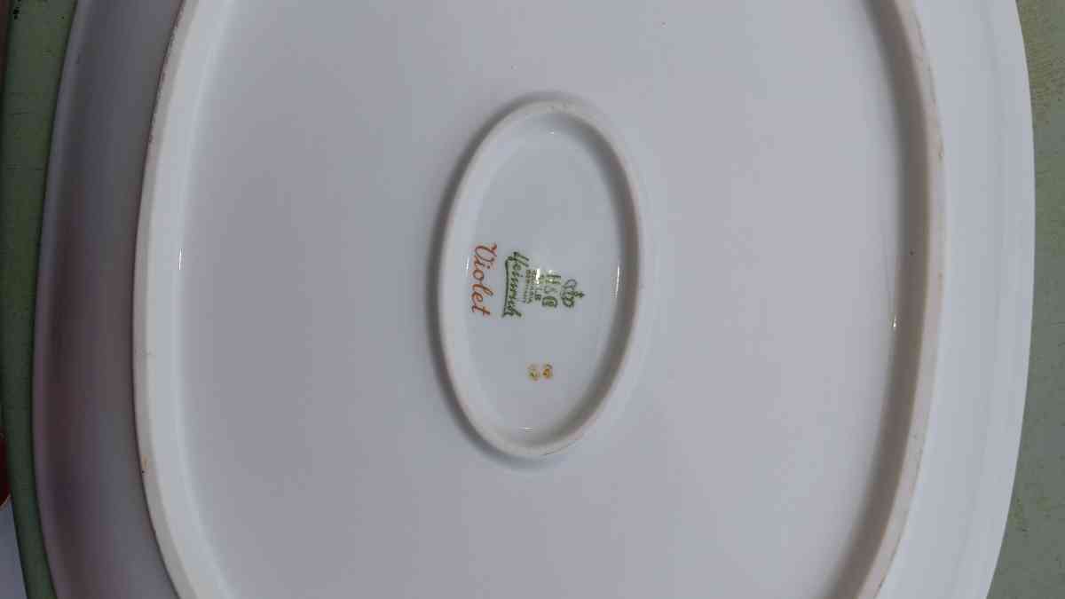 real fine china big  dinnerware set handpainted