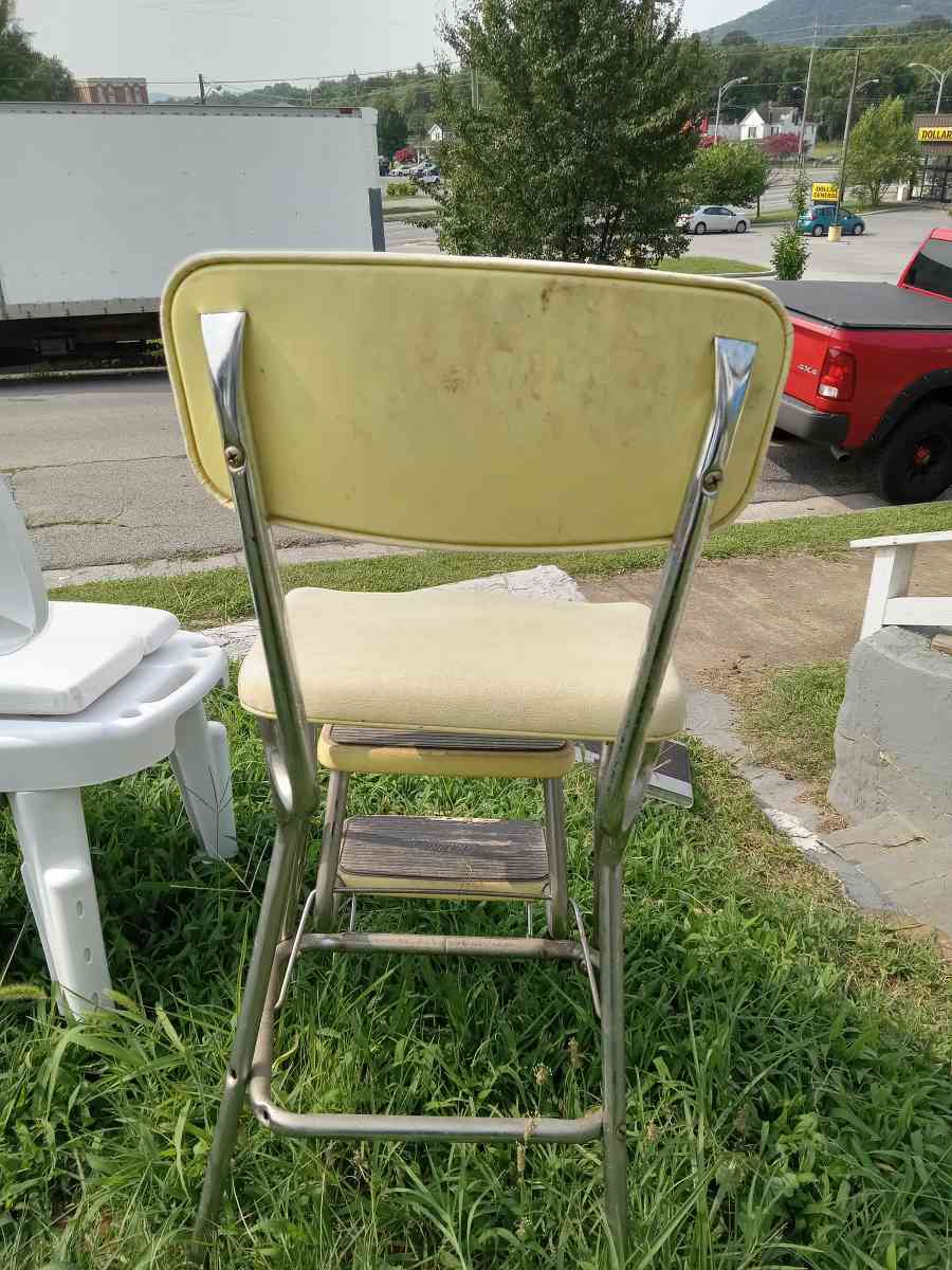 1950s Antique Kitchen Step Stool