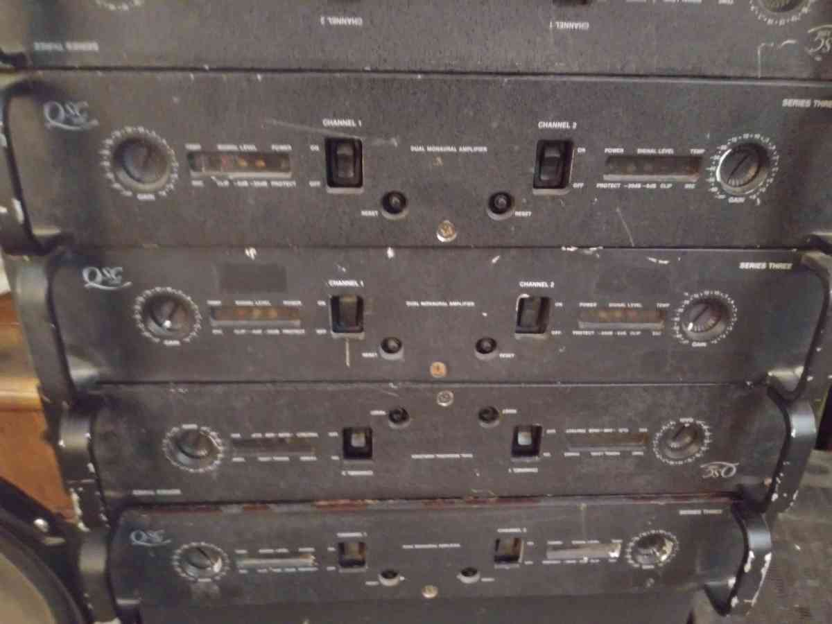 QSC Series 3 professional amplifiers 100 each