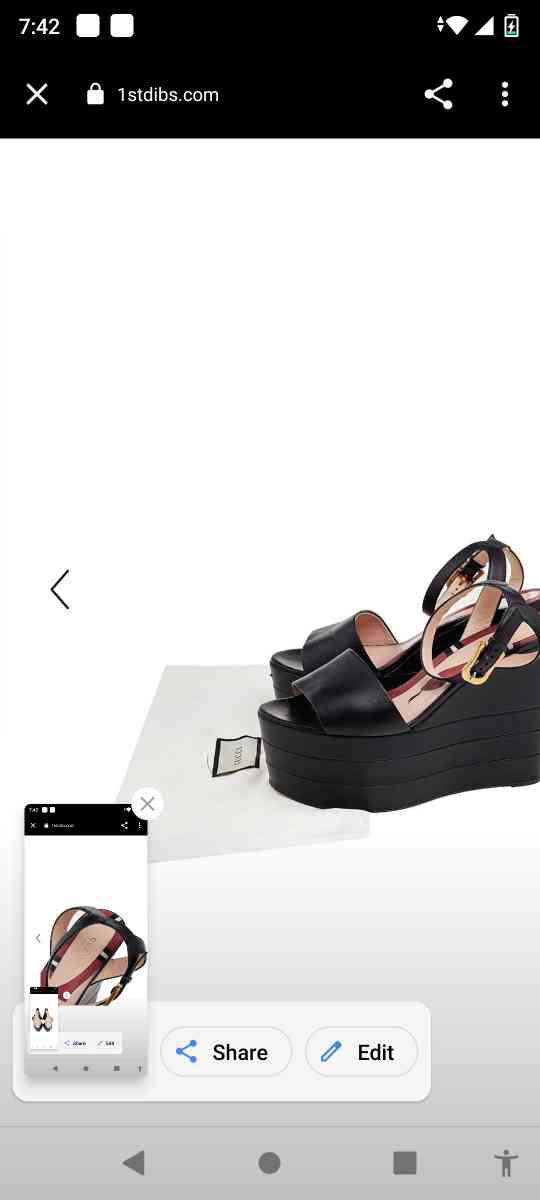 Gucci Kingsnake High Platform Heels