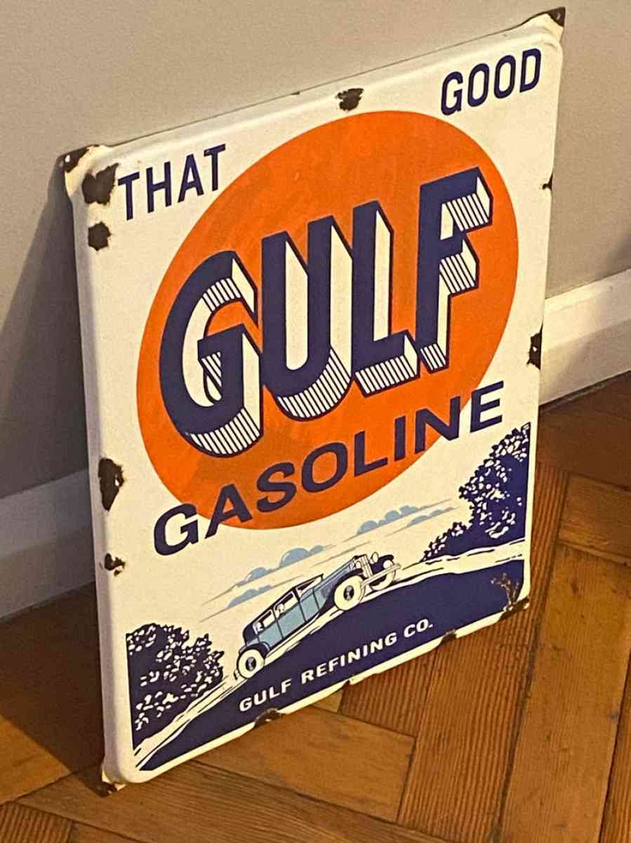 collectable vintage golf sign