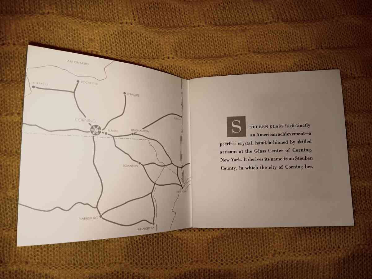 stueben genuine crystal high end vase