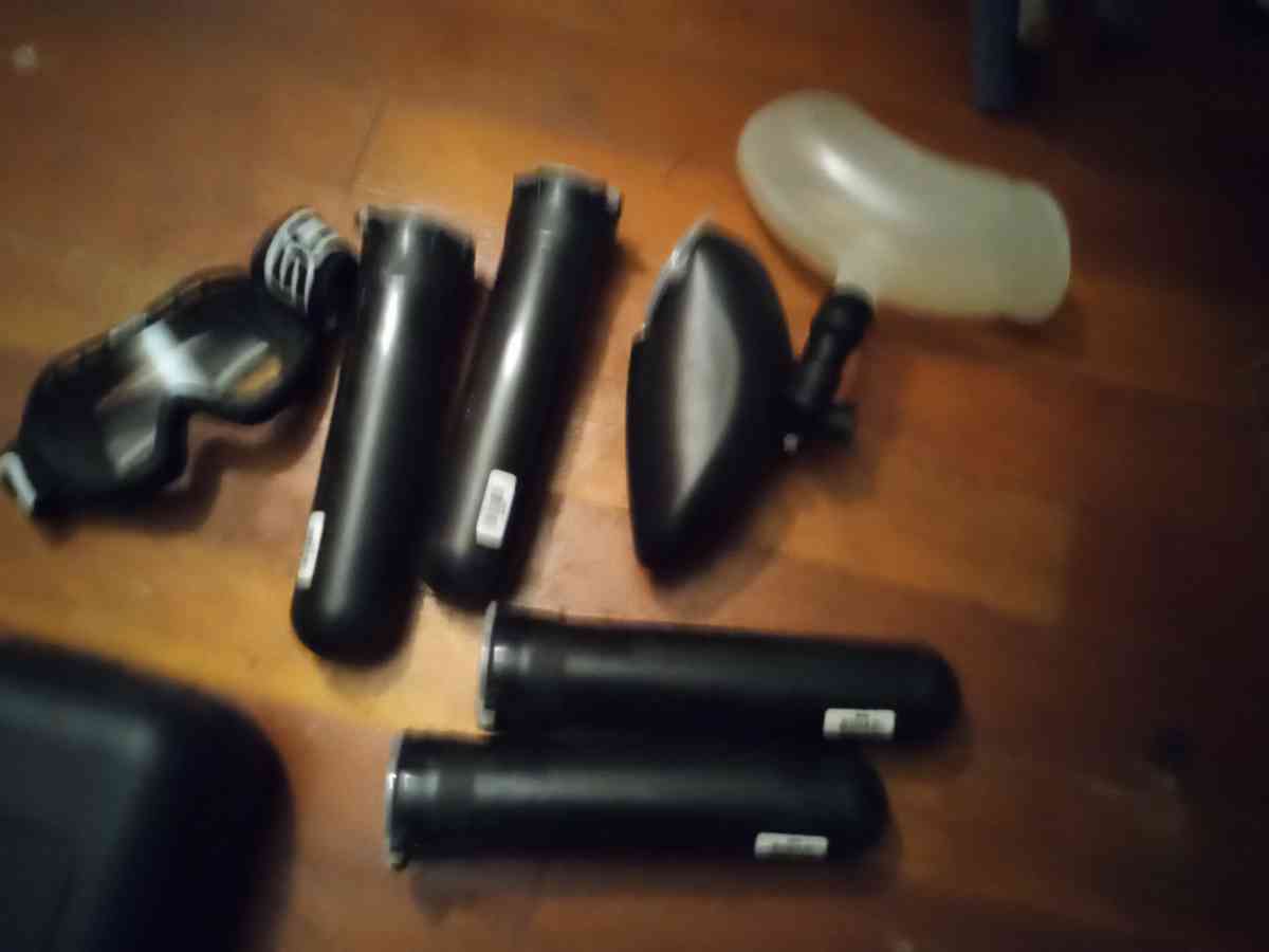 paintball guns and equipment