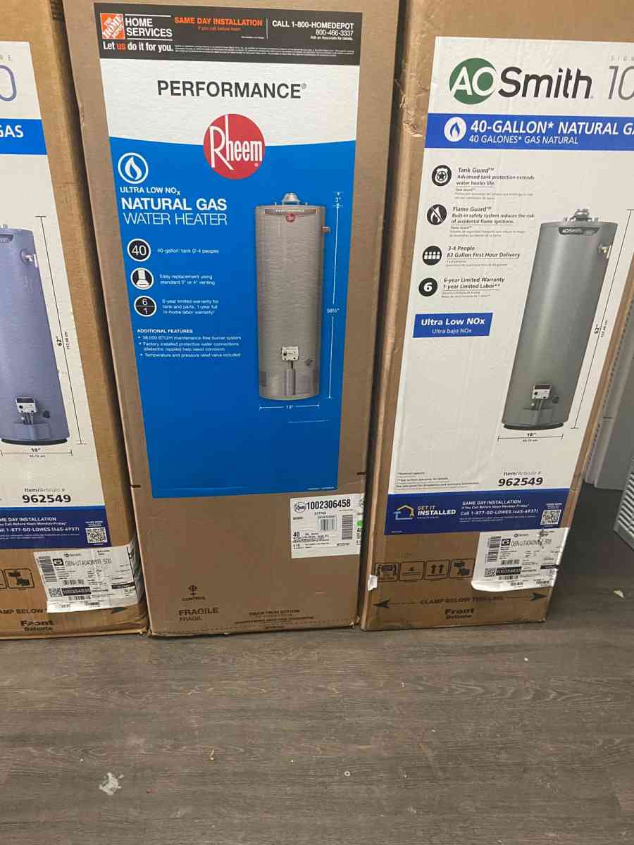 New Water Heater